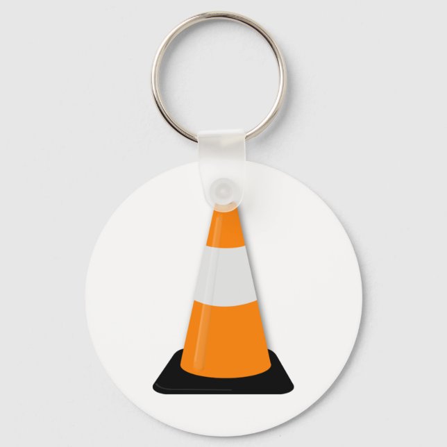 Traffic Cone Key Ring (Front)