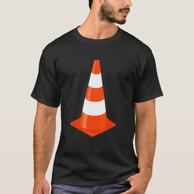 Traffic Cone Parking For Adult Kids  Halloween Cos T-Shirt (Front)