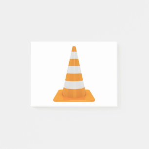 Traffic cone post-it notes