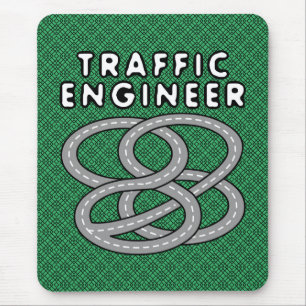 Traffic Engineer Highway Interchange  Mouse Pad