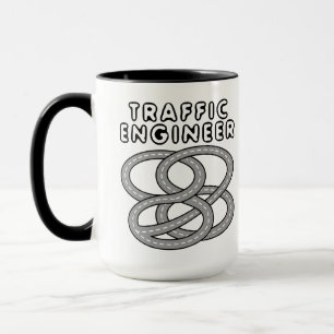 Traffic Engineer Highway Interchange Mug