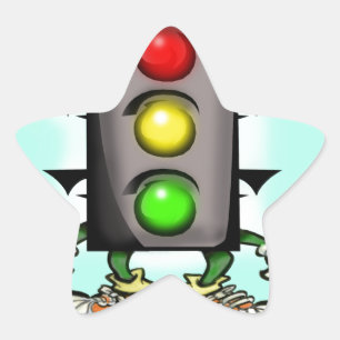 Traffic Fun Star Sticker