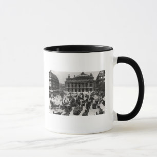 Traffic in front of the Paris Opera House Mug