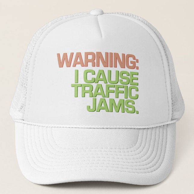 TRAFFIC JAMS hat - choose colour (Front)