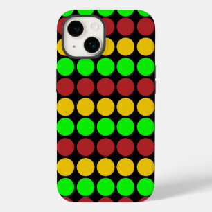 Traffic Light Ahead Caution Road Sign Pattern  Case-Mate iPhone 14 Case