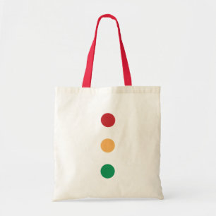 Traffic light colours circles Canvas Bags