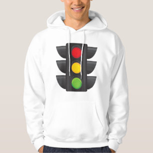 Traffic Light Halloween Costume Stop Go Green Yell Hoodie