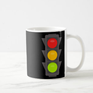 Traffic Light Halloween Costume Stop Go Red Yellow Coffee Mug