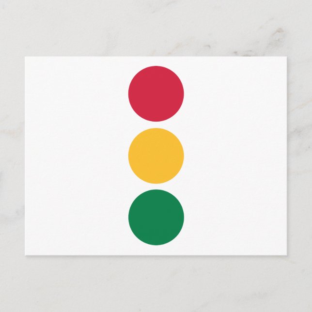 Traffic Light Postcard (Front)