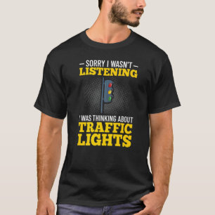 Traffic Light Sign Green Yellow Red Stop Stoplight T-Shirt