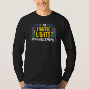 Traffic Light Sign Green Yellow Red Stop Stoplight T-Shirt