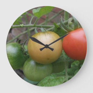Traffic Light Tomatoes Wall Clock