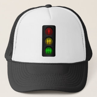 Traffic light trucker hat