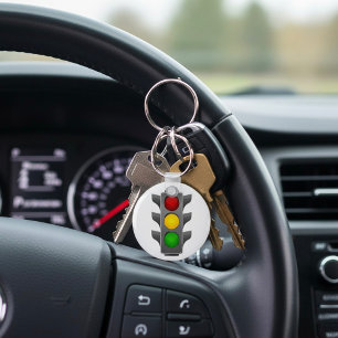 Traffic Lights Keychain