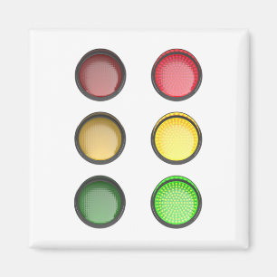 Traffic lights magnet