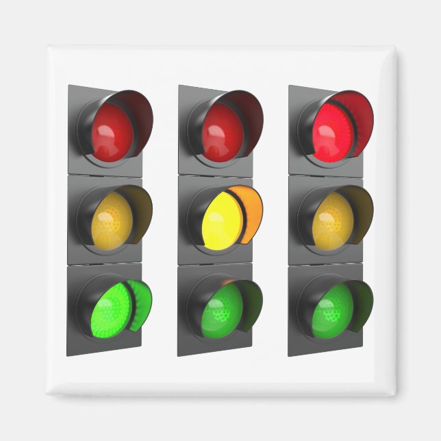 Traffic lights magnet (Front)