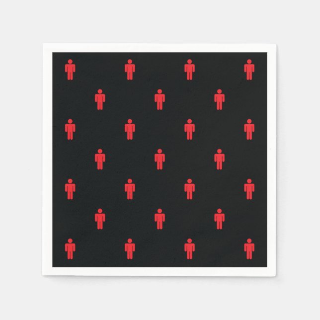 Traffic Lights Man Napkins (Front)