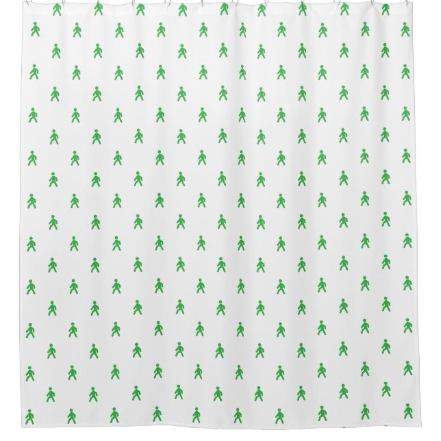 Traffic Lights Man Shower Curtain (Front)