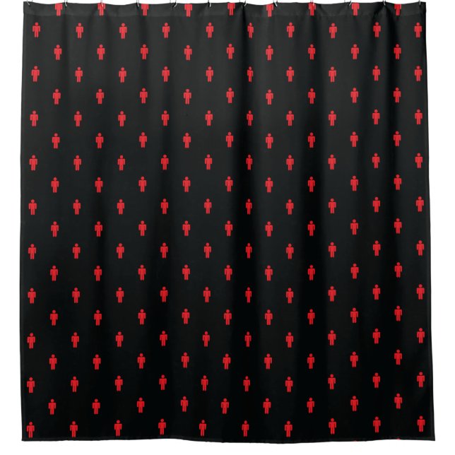 Traffic Lights Man Shower Curtain (Front)