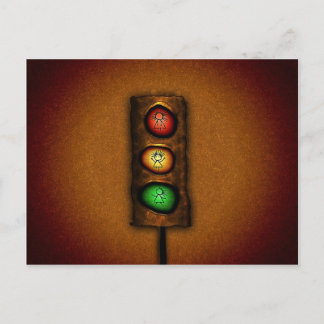 Traffic Lights Postcard