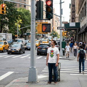 Traffic Lights Red Yellow Green Signal T-Shirt