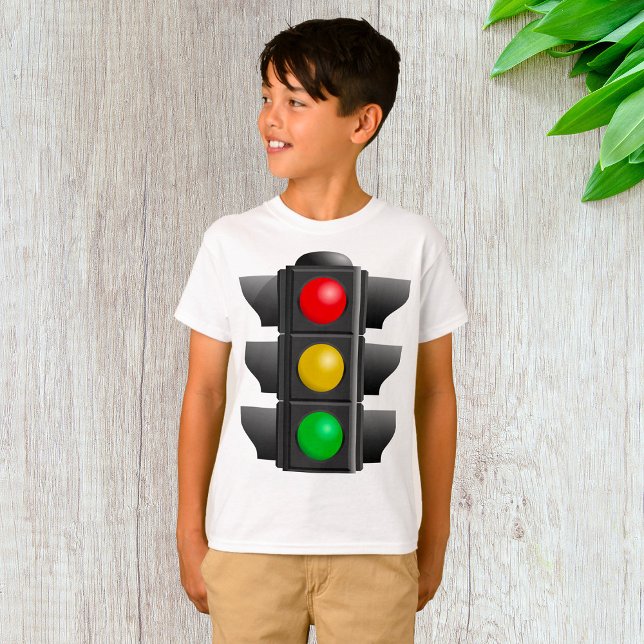 Traffic Lights Red Yellow Green Signal T-Shirt (Creator Uploaded)