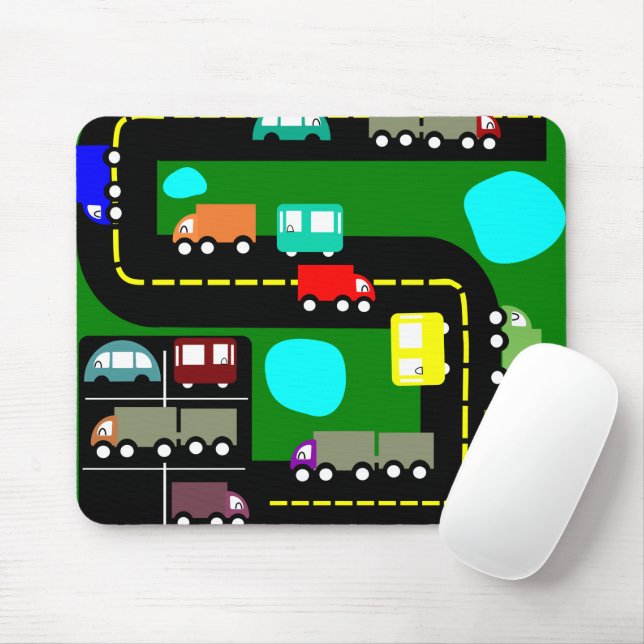 Traffic  mouse pad (With Mouse)