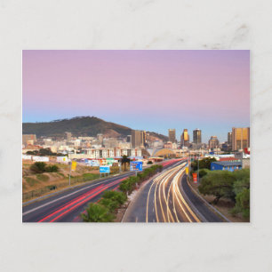 Traffic On Motorway To Cape Town, Western Cape Postcard