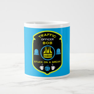 Traffic Police Officer Large Coffee Mug