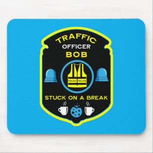  Traffic Police Officer Mouse Pad