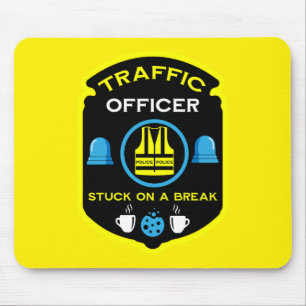 Traffic Police Officer Mouse Pad