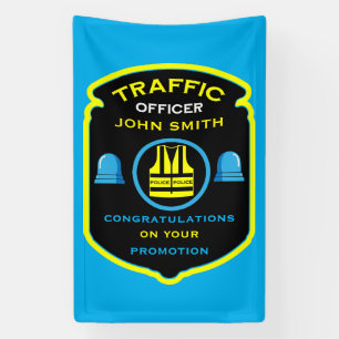 Traffic Police Officer Promotion Gift Banner