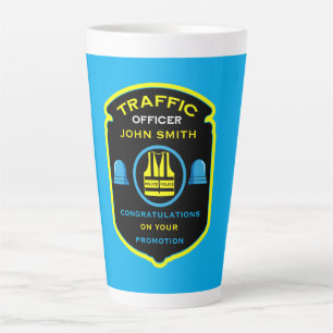 Traffic Police Officer Promotion Gift Latte Mug