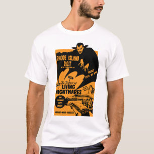 Traffic Rhode Island Funny Road Sign T-Shirt