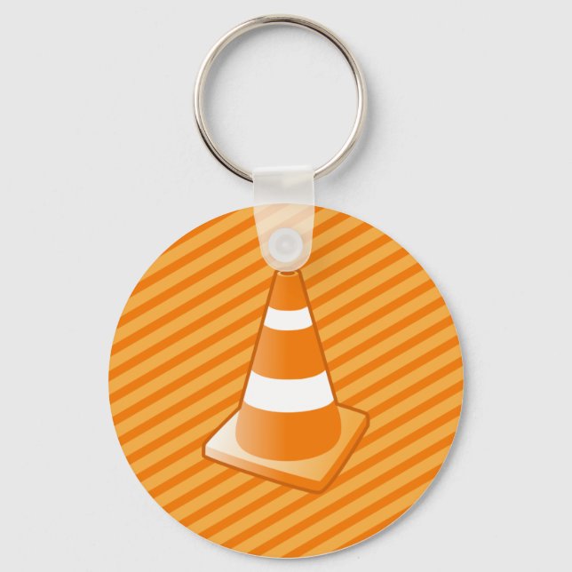 Traffic Safety Cone Key Ring (Front)