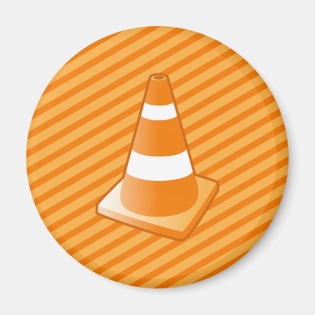 Traffic Safety Cone Magnet (Front)