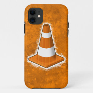 Traffic Safety Cone Splatter iPhone 11 Case