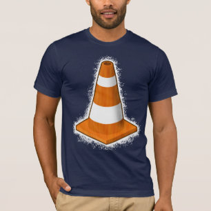 Traffic Safety Cone Splatter T-Shirt