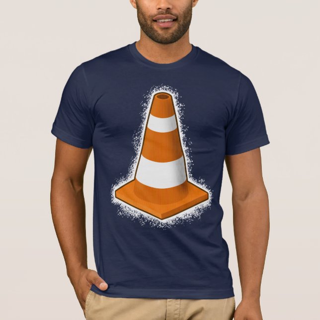 Traffic Safety Cone Splatter T-Shirt (Front)