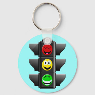 TRAFFIC SIGNAL KEY RING