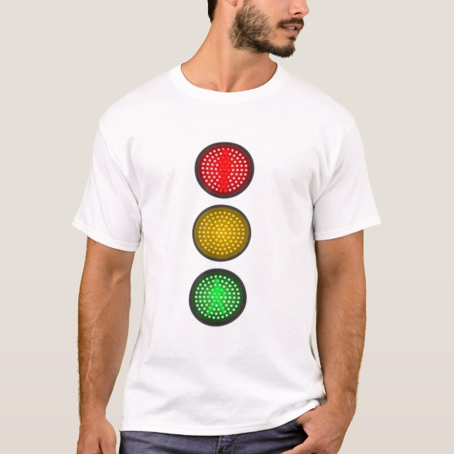 Traffic Signal Light Halloween Group Costume Idea T-Shirt (Front)