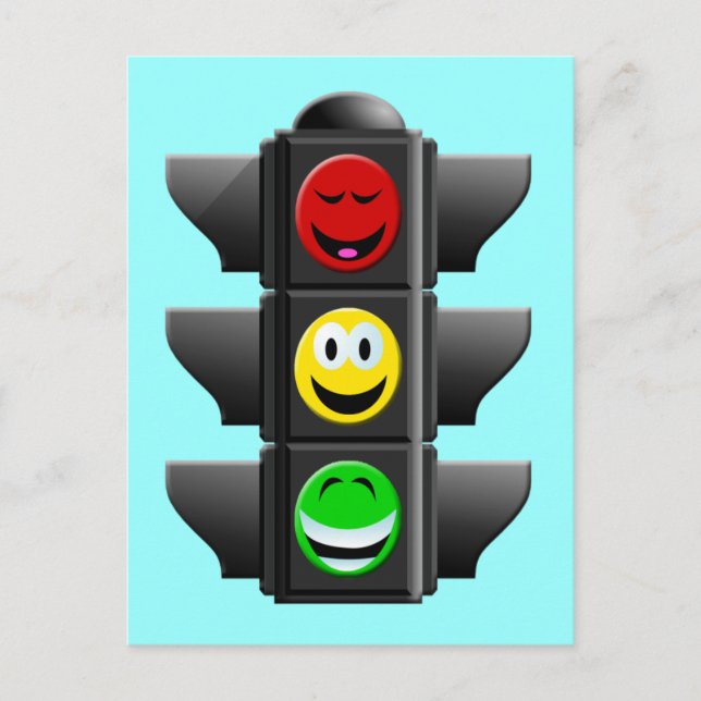 TRAFFIC SIGNAL POSTCARD (Front)