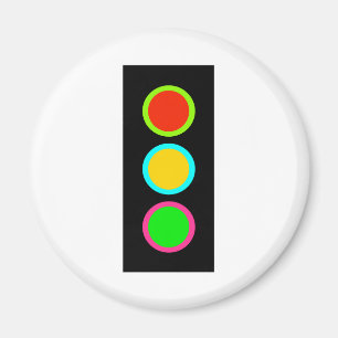 Traffic Signal Stop-Caution-Go Mod Stop Light Fun Magnet