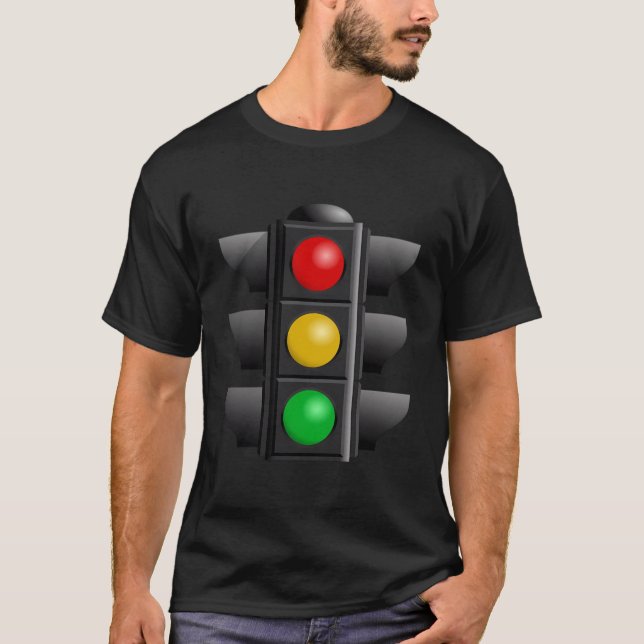 Traffic Signal Stop Light T-Shirt (Front)