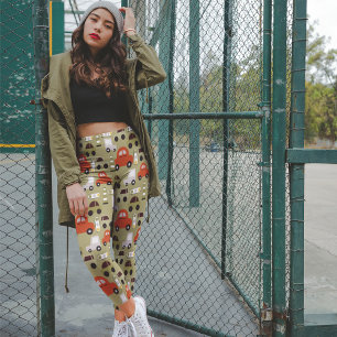 Traffic signals and Cars Leggings
