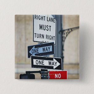 Traffic Signs 15 Cm Square Badge
