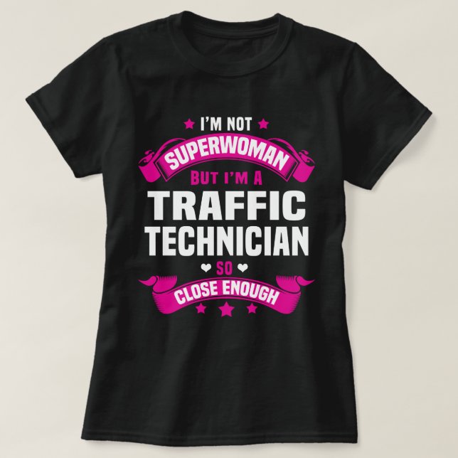 Traffic Technician T-Shirt (Design Front)