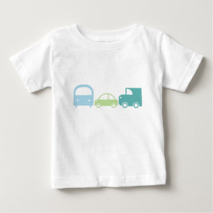 Traffic Tee in Soft Blues and Greens