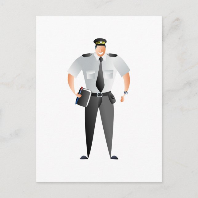 Traffic Warden Postcard (Front)