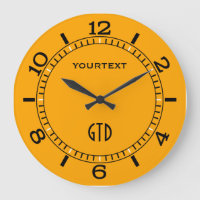 Traffic Yellow Decor Dial Easily Personalise This
